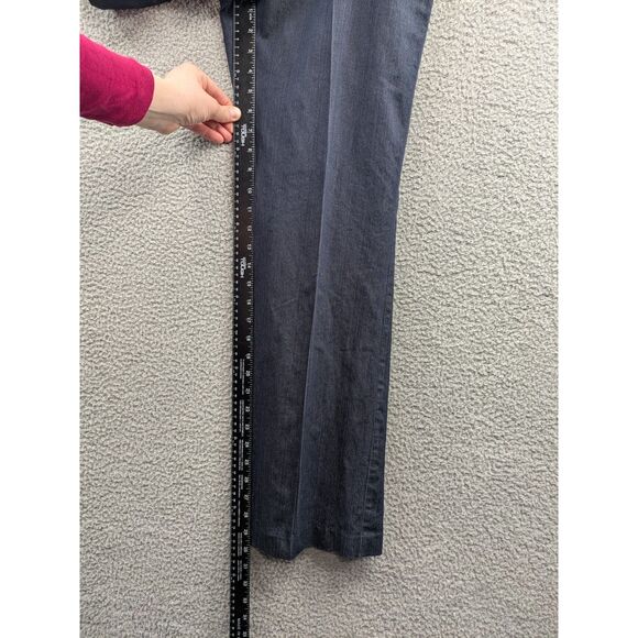 New York and Company Women's size 8 Average Stretch Bootcut Blue Jeans - Picture 11 of 12